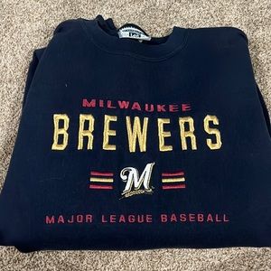 Milwaukee Brewers major league crewneck